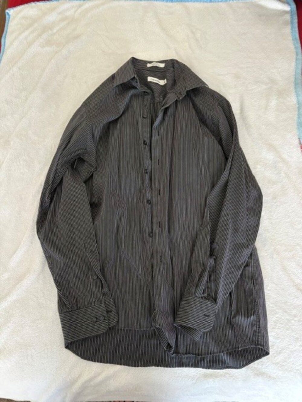 Men's Calvin Klein Dress Shirt, Regular Fit, 15.5" Neck, and 34/35" Sleeve.